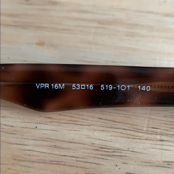 PRADA WOMENS TORTOISE SHELL DESIGNER GLASSES NWT - Picture 7 of 7